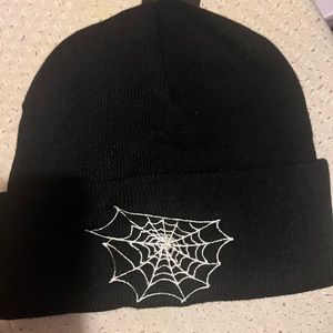 Spider black beanie